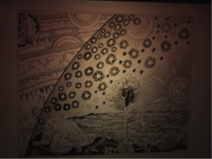 Alchemic drawing (representing the opening mind through new concepts)